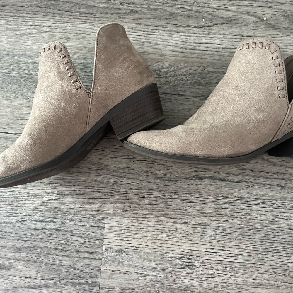 Tan ankle boots